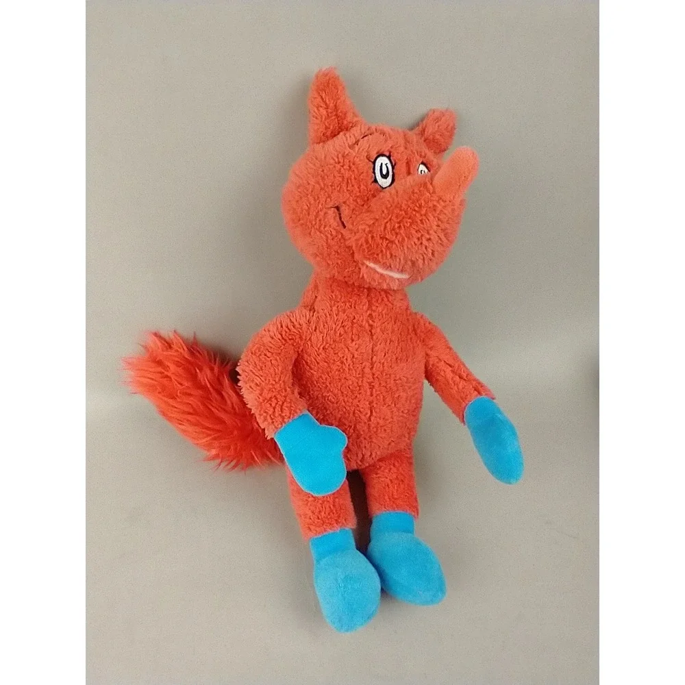 Kohls‎ Cares Dr Seuss Fox in Socks Plush Orange Blue Stuffed Animal Toy 15 Inch